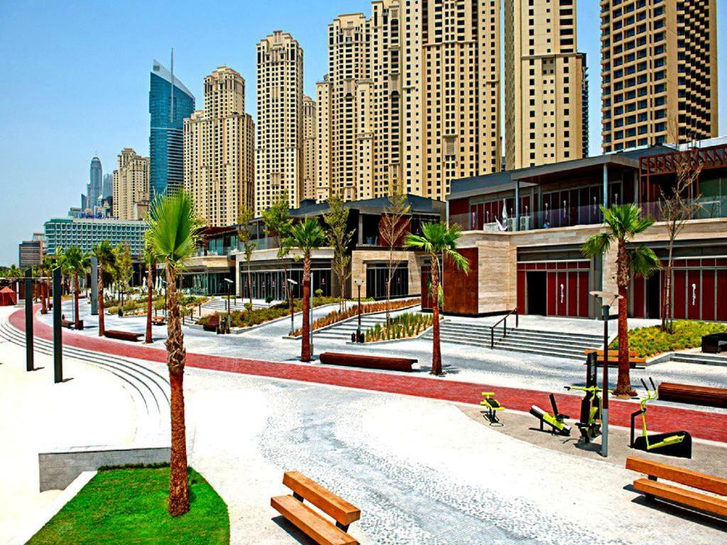 Luxury Casa - Elite Marina 1 Bedroom Apartment - Jbr Beach Dubai Buitenkant foto